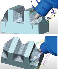 Space-E/5Axis 5軸加工経路