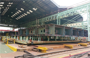 瀬戸田工場の内部