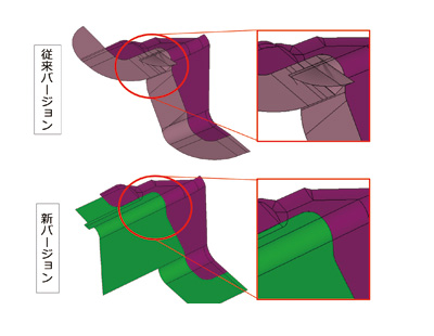 図1 最適な延長面の自動作成