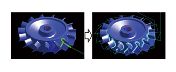 図6  経路の回転コピー