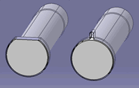 図2 コアピンへの回り止め穴作成