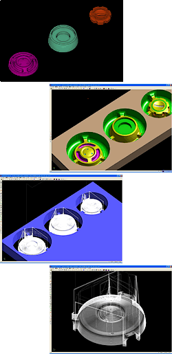 模型のカスタムパーツのモデル、 加工経路（Space-E）