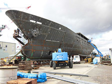 震災後に建造した島根県漁業実習船