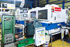生産機械メーカーと共同開発した生産設備
