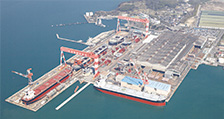 サノヤス造船株式会社の水島製造所（岡山県）