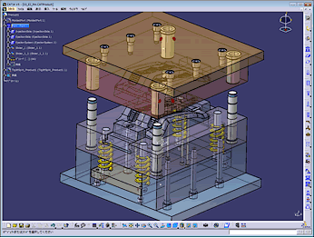 Space-E CAA V5 Based Mold Designの画面