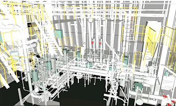 3Dモデリングした現況図